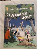 Afgeprijsd. Strip. Piet Pienter en Bert Bibber. Getiteld: De verborgen schat. 1e druk. Nieuwstaat.