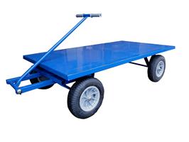 Plateauwagen / vierwielige wagen 600 kg met luchtbanden
