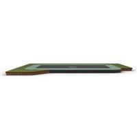 BERG Ultim Champion ECO flatground trampoline rechthoek 410x250cm