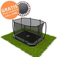 Avyna Pro-Line inground trampoline rechthoek 275x190cm Royal Class Camouflage