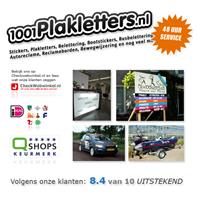 Plakletters bestellen