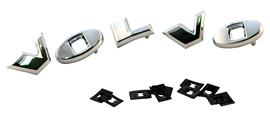 Letterset zilver PV544+Duett inclusief klemmen orig Volvo Volvo onderdeel 276376