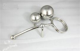 Cock Ring Anaal Plug Stainless Steel Man Penis  