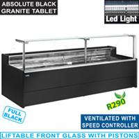 VZ25/B5-VR2 - GEVENT.GEKOELDE VITRINER/90° MET RESERVE