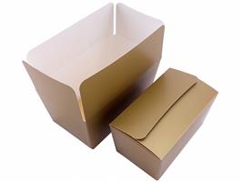 Bonbondoosje mat-goud 500 gram