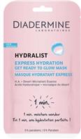 Diadermine Hydralist gezichtsmaskers Express hydration - get ready to glow Mask
