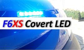 F6XS Covert Led Flitser 12/24V Blauw of Amber