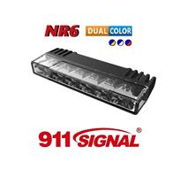 911 Signal NR6 Dual Color Top Kwaliteit Led Flitser ECER65 Klasse 1&2 12/24 Volt 5 Jaar Garantie Aan
