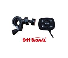911Signal Master 5 IP68 Waterdicht bediening paneel+ Stuur Beugel set.