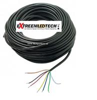 Universeel Robust 7 aderig Verleng kabel 6 x 1 mm + 1 x 1.5 mm 12/24V