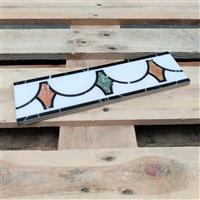Impronta Marmi Bianco Carrara Geometrico 9,5x34cm