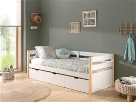 Margrit kajuitbed - 90x200 - Wit - Vipack