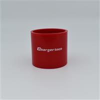 Rechte koppelstukken silicone - Rood, 70mm