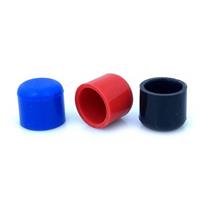 Silicone eindcaps - Rood, 19mm