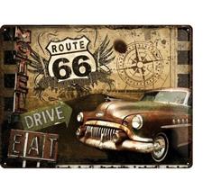 Route 66 reclamebord Eat&Drive