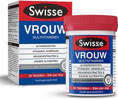 Swisse Multivitaminen Vrouw - Compleet met vitaminen, mineralen en natuurlijke extracten