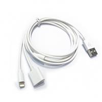 Degion USB oplaadkabel voor Apple Pencil en iPhone 1 meter