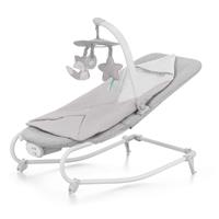 Kinderkraft Wipstoel - schommelstoel Felio 2 - Stone Grey - Bouncer - Babyrocker - Peuterstoeltje