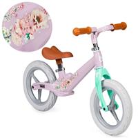 MoMi Ulti Magnesium Loopfiets - Balance Bike - Pink Flower
