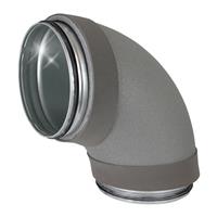 Geïsoleerde bocht 90 graden 250 mm