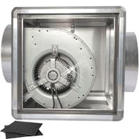 geïsoleerde afzuigbox 7000 m3/h