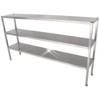 Rvs etagère 3 hoog 1100x400x900 mm