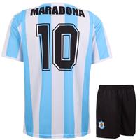 Kingdo Argentinie Voetbaltenue Maradona - Kind en Volwassenen