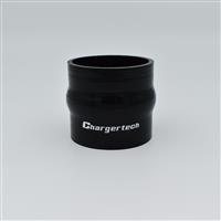 Balg koppelstuk silicone 76 mm Zwart