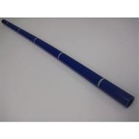 Rechte buis 1M silicone - Blauw, 38mm
