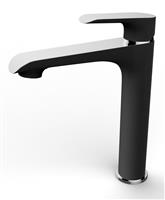 Tarma éénhendel-wastafelmengkraan hoog  zwart/chroom