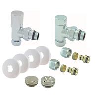 Luxe radiator aansluitset haaks