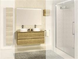 Bologna badmeubel 120cm Nato+Nato blad