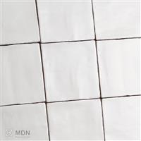 Handvorm tegels mat wit 13x13-0,5m²