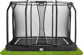 Salta Premium inground trampoline Rechthoek 305x214cm met net Zwart