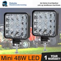 LED WERKLAMPEN 12V-24V / 48W VANAF 2 STUKS