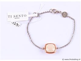 Online Veiling: Ti Sento Zilveren armband