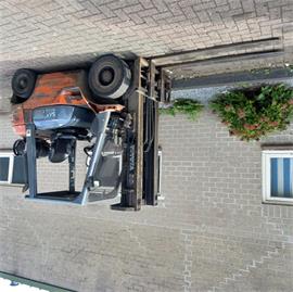TOYOTA 42-7FGF25 LPG Heftruck TRIPLO Vorkenspreider