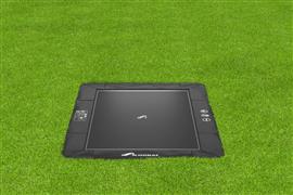 Akrobat Primus Flat to the ground Trampoline 335x244cm Zwart - Zwart