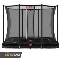 BERG Ultim Favorit inground trampoline rechthoek 280x190cm Comfort Zwart