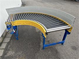 Aangedreven rollenbaanbocht 90°