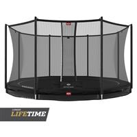 BERG Favorit inground trampoline 430cm Comfort Zwart