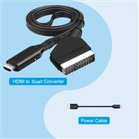 AFINTEK HDMI Naar SCART Kabel - Inclusief Adapter - 100CM