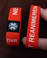 Armband niet reanimeren, DNR, elastisch, comfort