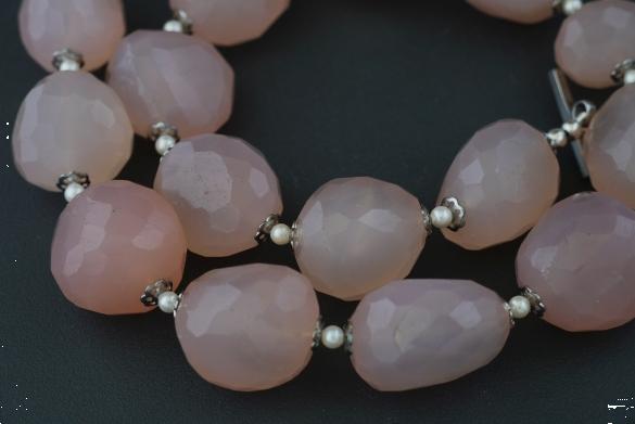 Grote foto chalcedon ketting oorhanger set sieraden tassen en uiterlijk kettingen