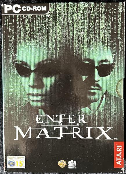 Grote foto enter the matrix pc game small box spelcomputers games pc