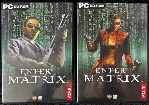 Grote foto enter the matrix pc game small box spelcomputers games pc