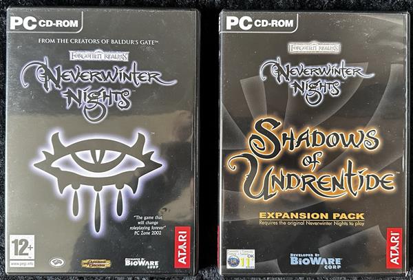 Grote foto neverwinter nights shadows of undrentide pc game small box spelcomputers games pc
