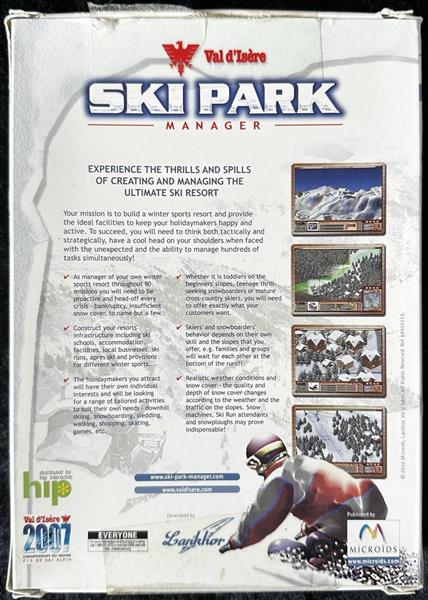 Grote foto ski park manager val d isere pc game small box spelcomputers games pc