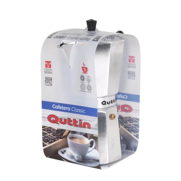 Grote foto italiaanse koffiepot quttin aluminium 9 kops z witgoed en apparatuur koffiemachines en espresso apparaten