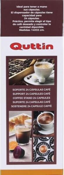 Grote foto quttin koffiecapsulehouder 24 capsules voor dolce gusta 14x33 cm z diversen overige diversen